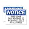Signmission Fire Door This Door Is To Remain Closed OSHA Notice Sign, Plastic, 14in W x 10in L, 2PK OS-2PACK-NS-P-1014-L-12578 - alternate 1